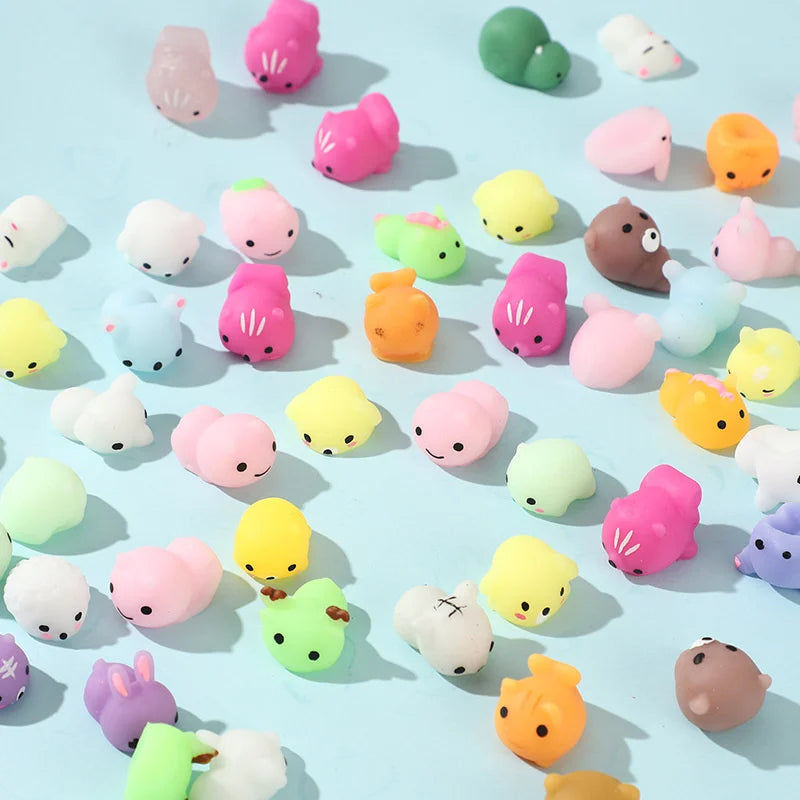 5–50 PCS Party Favors Mini Mochi Squishy Squeeze Toys, Random Assortment