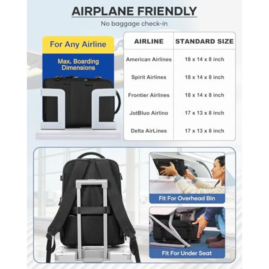 Vacuum Backpack Travel with Pumpvacuum Compression Travel Backpack Personal Item Travel Backpack with Vacuum System Large Car