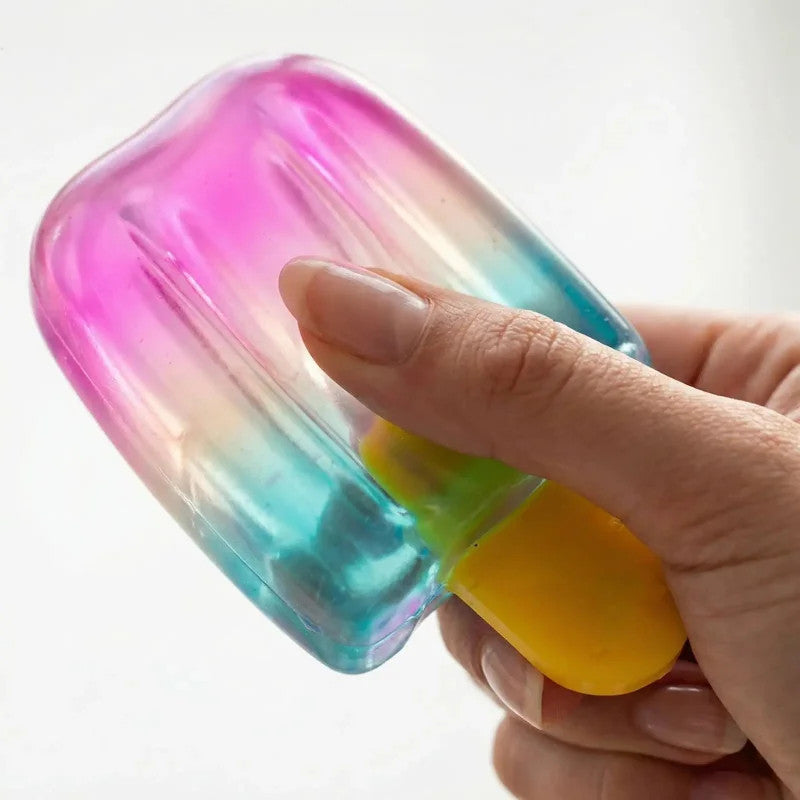 Needoh Nice Cube Sensory  Nice-Sicle Stress Relief Squishy Cube Anti-Anxiety
