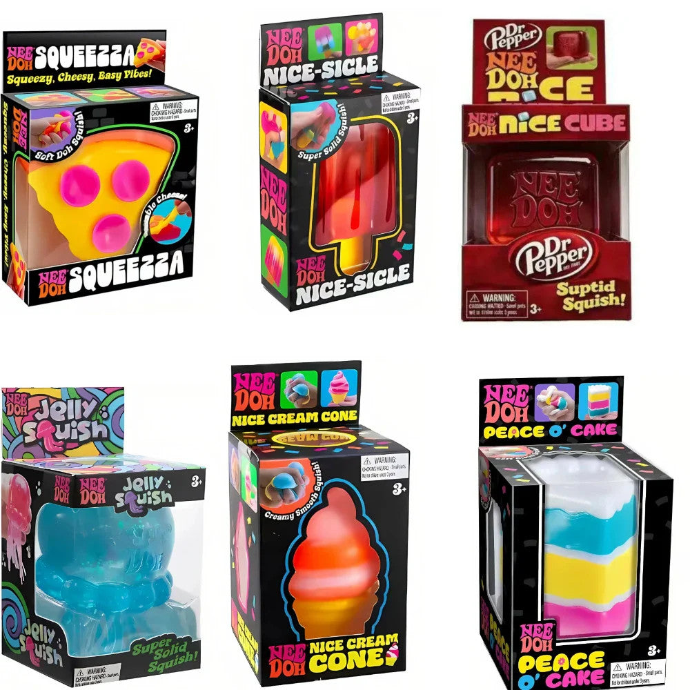 Schylling Needoh Nice Cube Sensory Nice-Sicle Stress Relief Squishy Cube