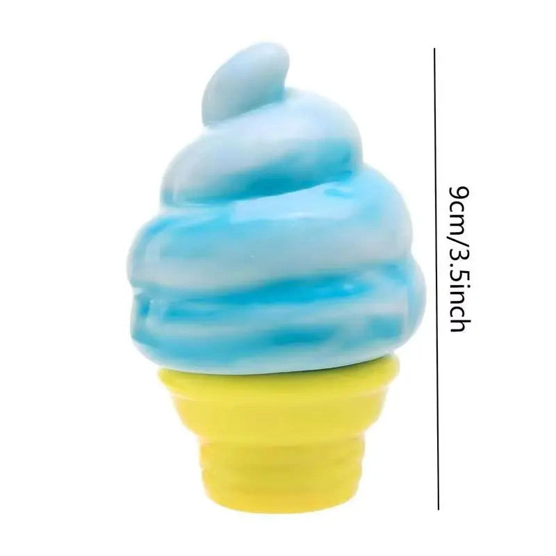 Cube By Schylling Sensory Squeeze Toy Ice Cream Color Squishy Stress Relief