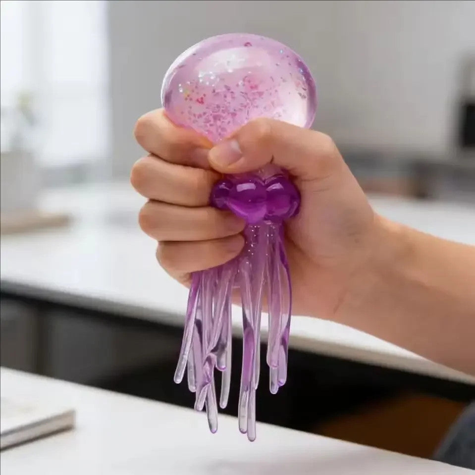 Nee doh Squishies Jellyfish  Squish Toy Fidget Toy, Water Sensory Soft Jelly