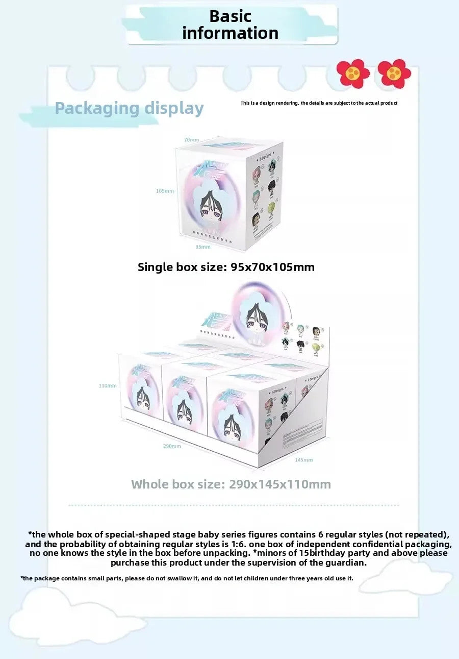 New Alien Stage Blind Box Free Stage Baby Series Q Version Animation