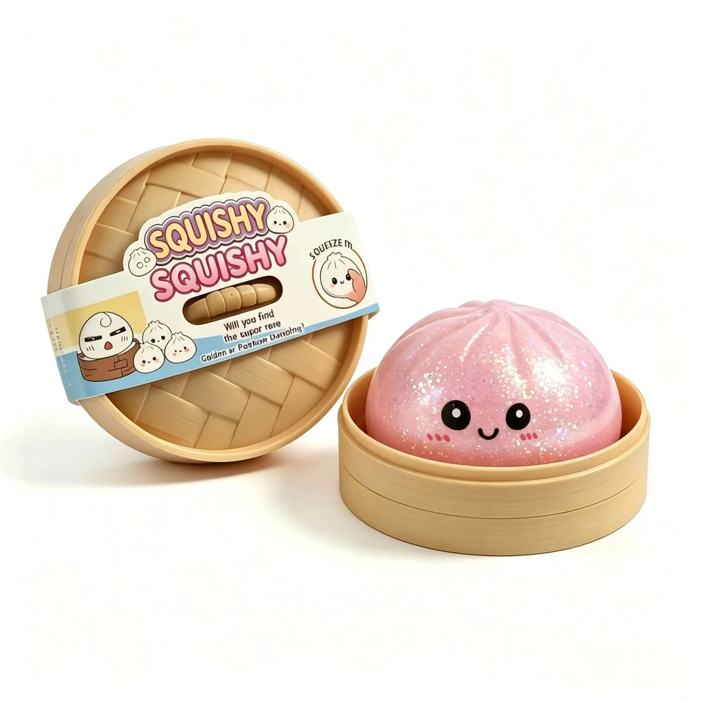 Smiley face big cage buns pinch music decompression simulation large buns toy