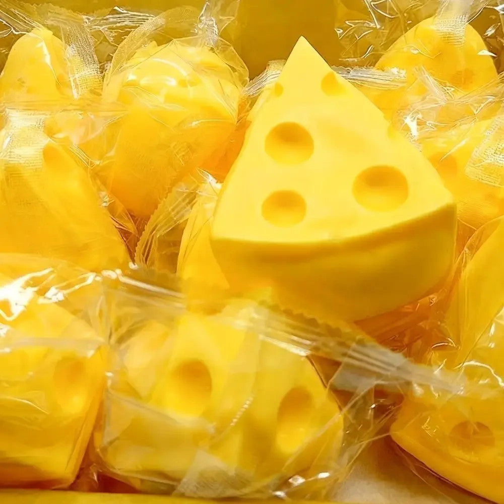 Multi Slow-Rising Squishy, Random Includes: Cheese Squeeze Toys, Steamed Buns
