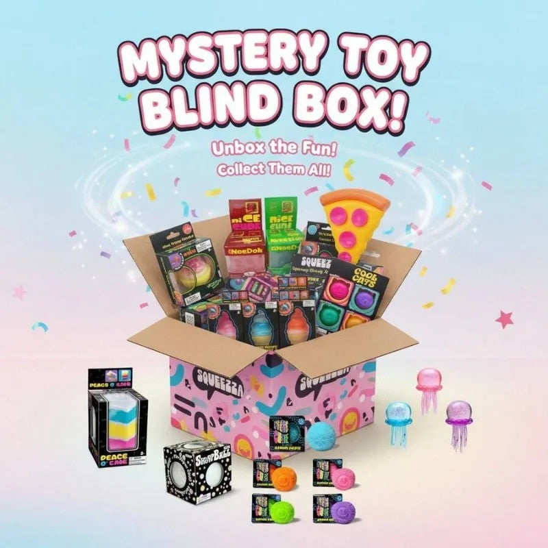 Cute Food & Ocean Squishy Blind Box, Random Surprise Squeeze Toys, 1Pcs