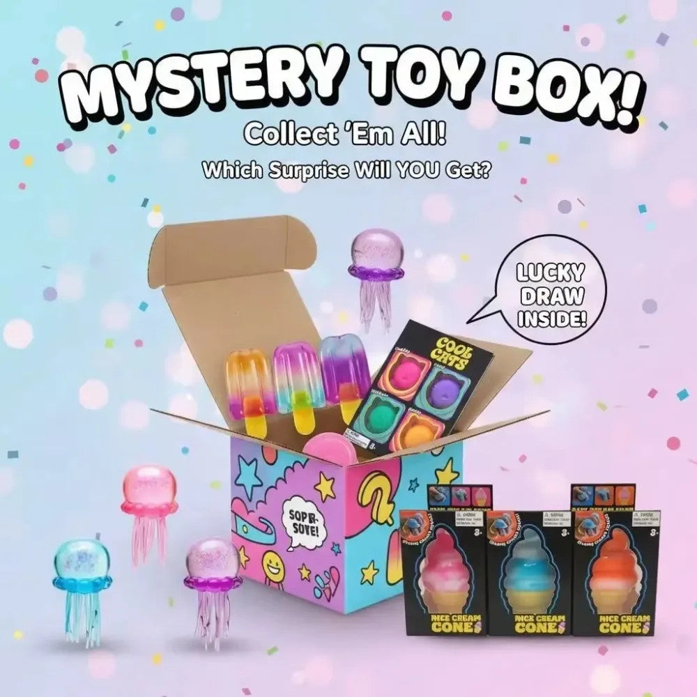 2026 Trending Squishy Mystery Box Surprise Toys Slow Rising Soft Fidget Toys