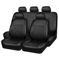 Universal Deluxe Pu Luxury Car Seat Covers Full Set- Breathable