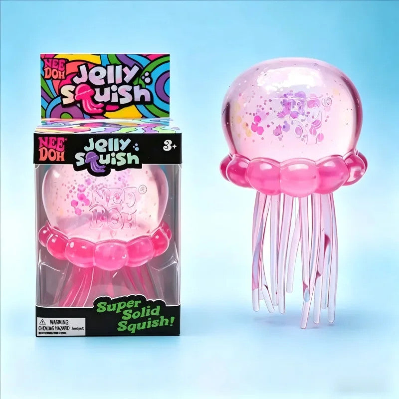 Nee doh Squishies Jellyfish  Squish Toy Fidget Toy, Water Sensory Soft Jelly