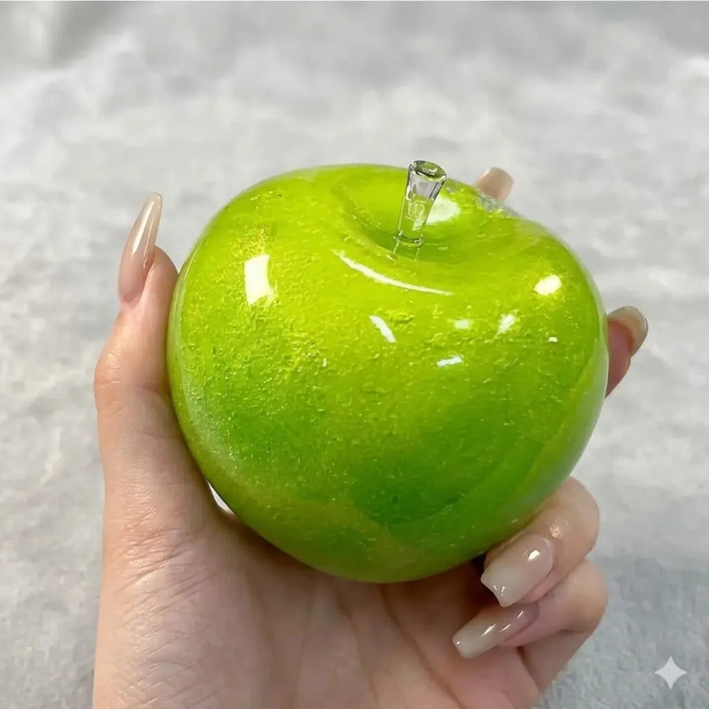 Green Apple Slushie Squishy Fidget Toy Crunchy Moldable Non-Bounce Sensory