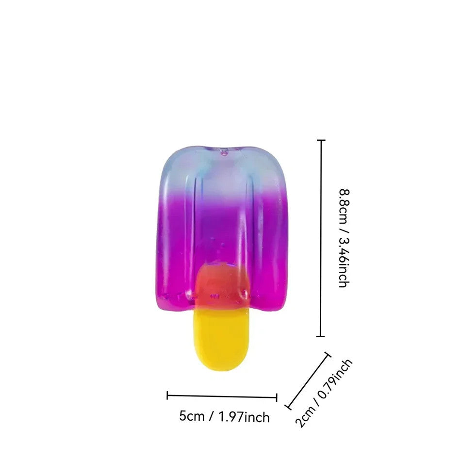 Cube By Schylling Sensory Squeeze Toy Ice Cream Color Squishy Stress Relief