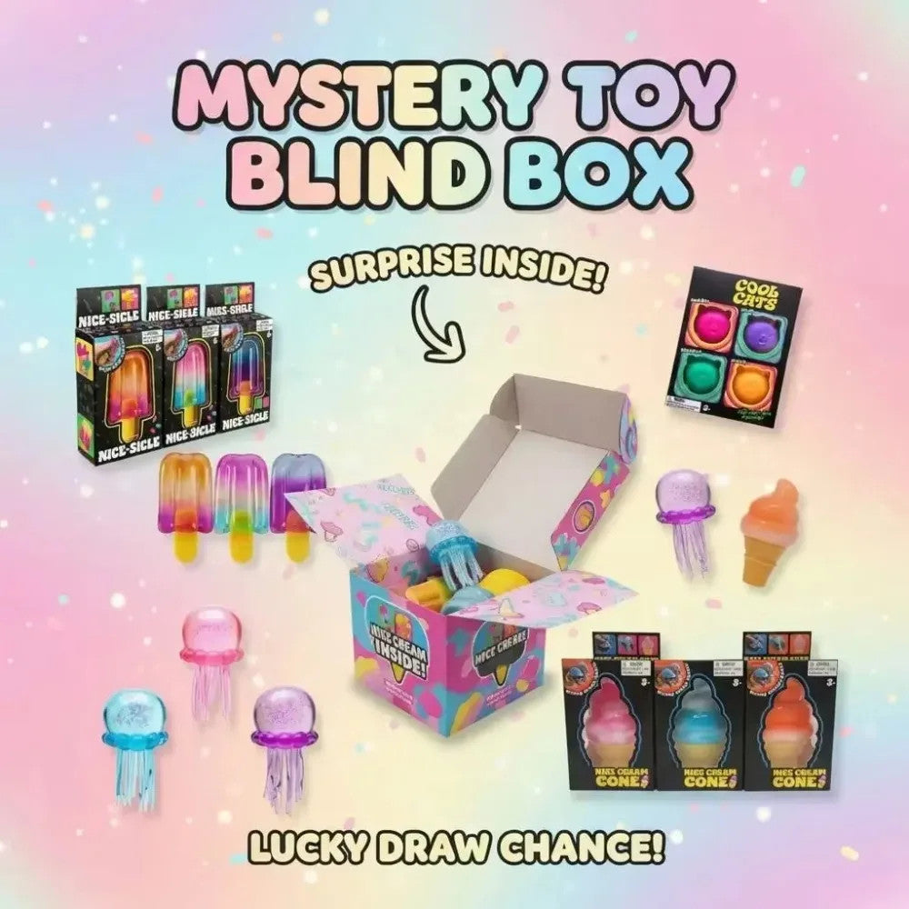 2026 Trending Squishy Mystery Box Surprise Toys Slow Rising Soft Fidget Toys