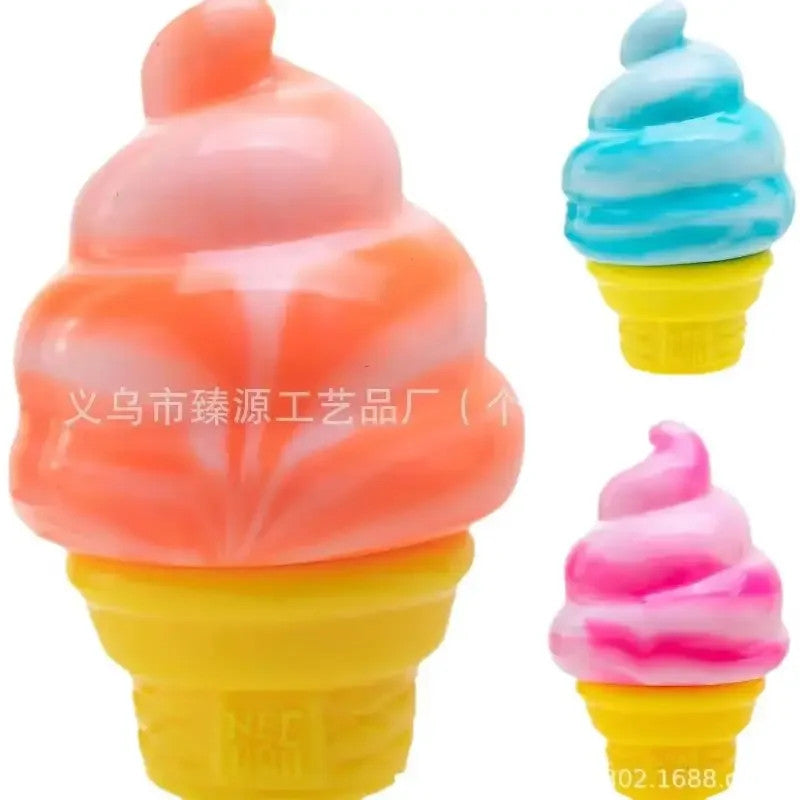 Cube By Schylling Sensory Squeeze Toy Ice Cream Color Squishy Stress Relief