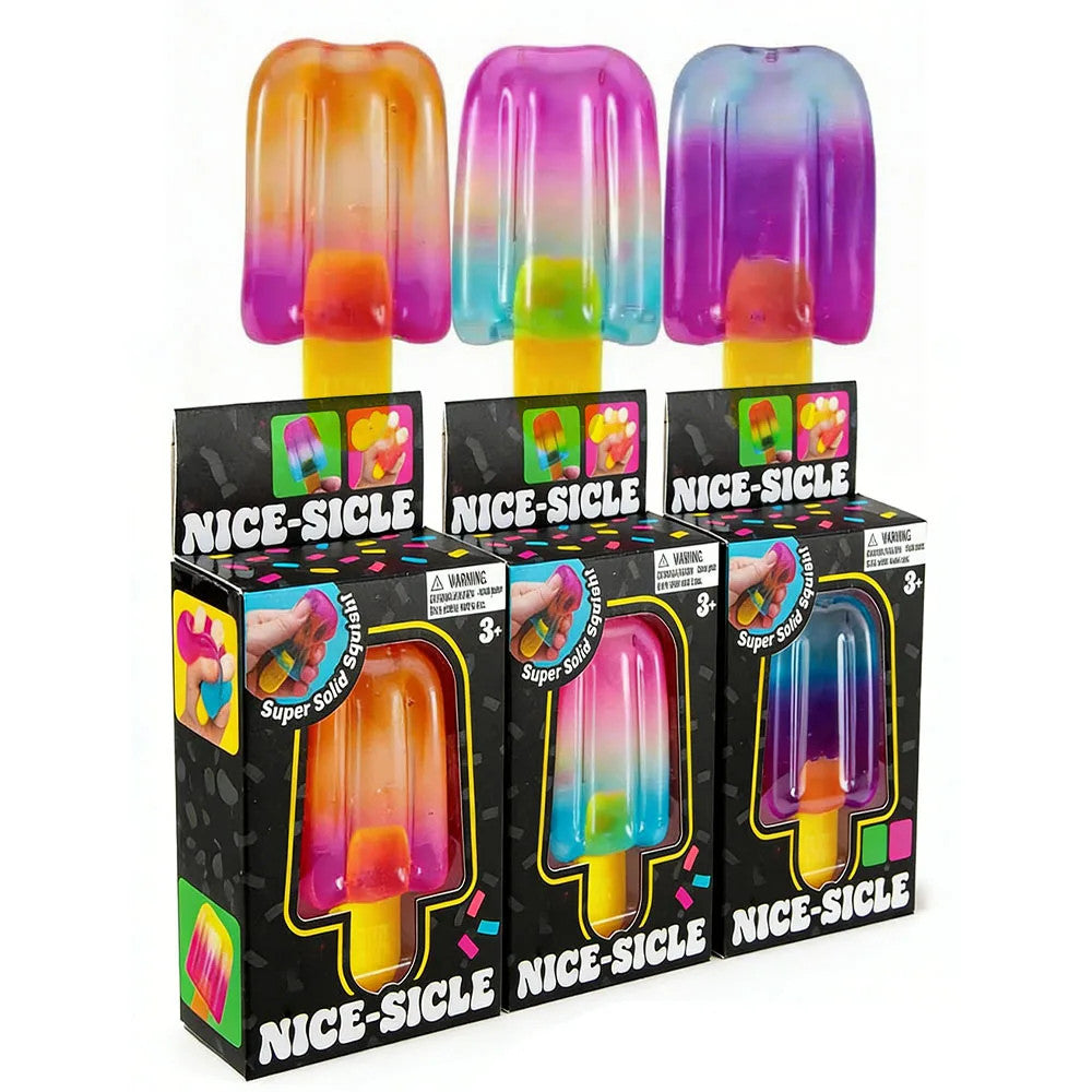 Schylling Needoh Nice Cube Sensory  Nice-Sicle Stress Relief Squishy Cube
