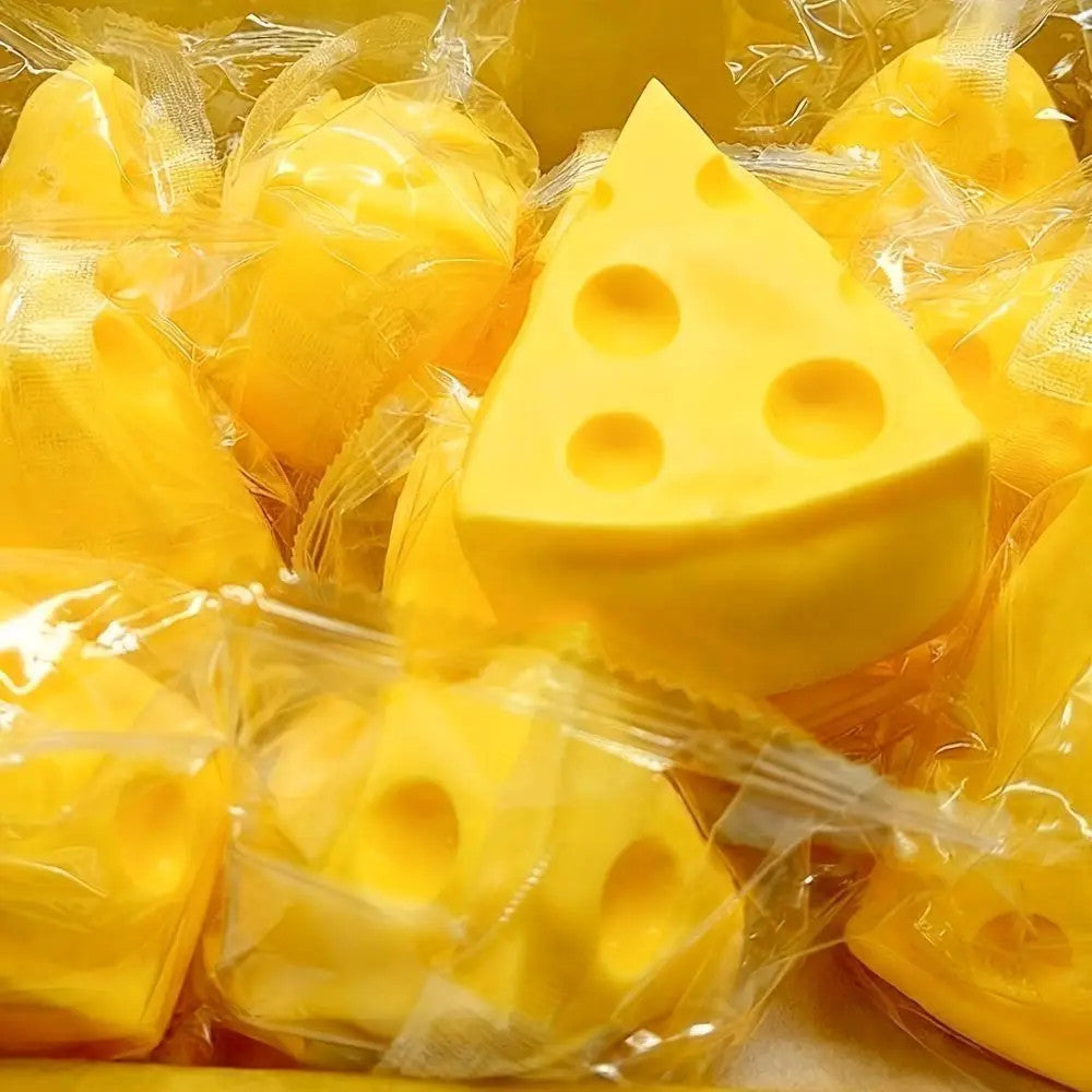 Multi Slow-Rising Squishy, Random Includes: Cheese Squeeze Toys, Steamed Buns