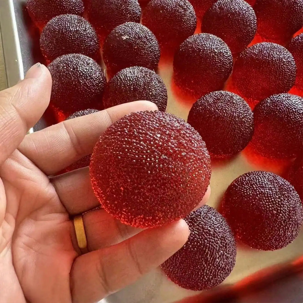 Adult Lychee Mochi Squishy Stress Relief Toy, Soft Tactile Squeeze Fidget Hand