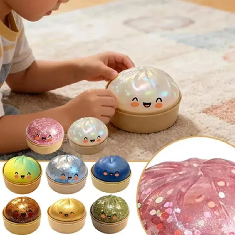 Hot Blind Box Mystery Kawaii Cat Paw Mochi Squishy, Simulated Food Fidget Toy,