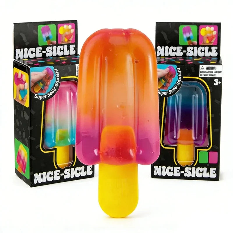 Needoh Nice Cube Sensory  Nice-Sicle Stress Relief Squishy Cube Anti-Anxiety