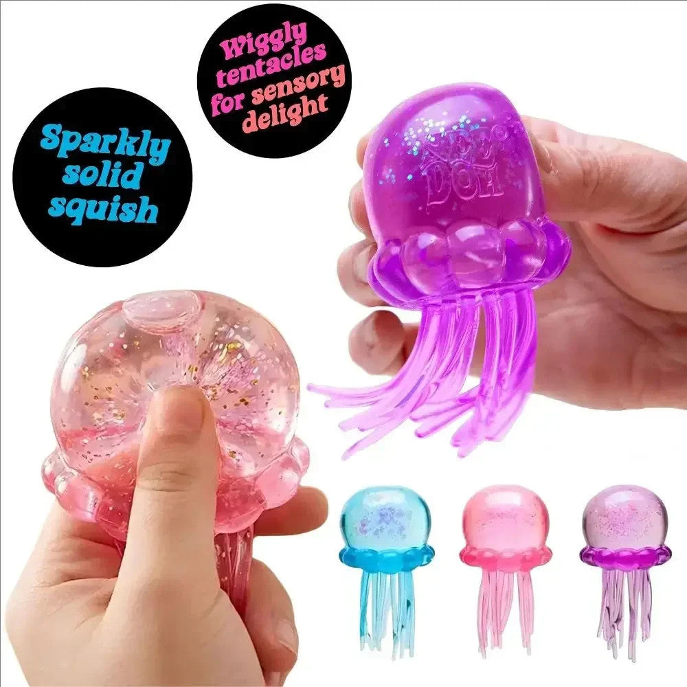 Nee doh Squishies Jellyfish  Squish Toy Fidget Toy, Water Sensory Soft Jelly