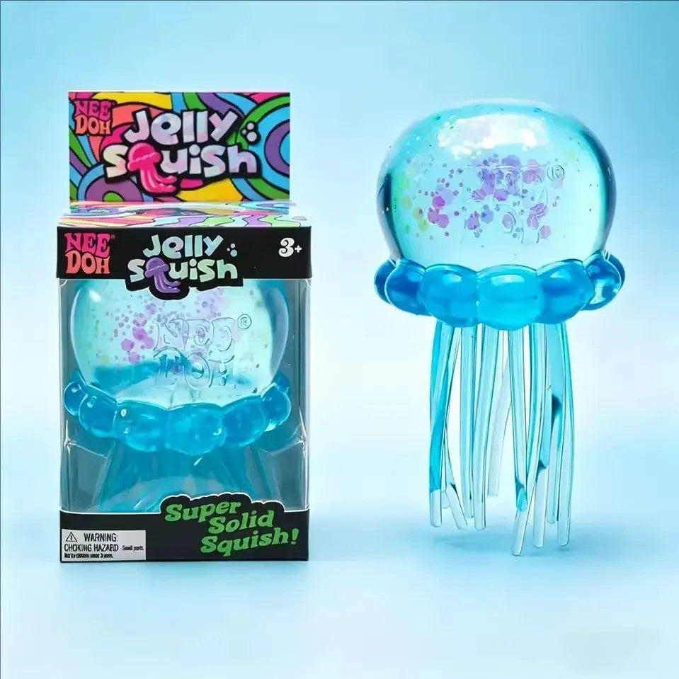 Nee doh Squishies Jellyfish  Squish Toy Fidget Toy, Water Sensory Soft Jelly