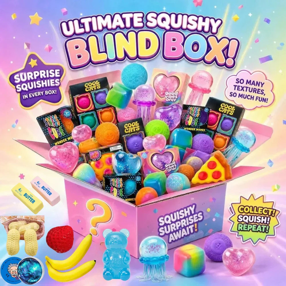 2026 Trending Squishy Mystery Box Surprise Toys Slow Rising Soft Fidget Toys