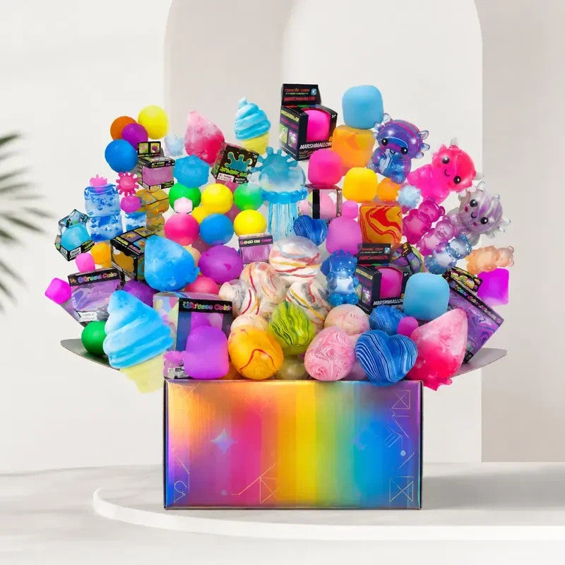 1pc 100 Pieces Surprise Box Toys for Stress Relief Slow Rebound Squishy Figures