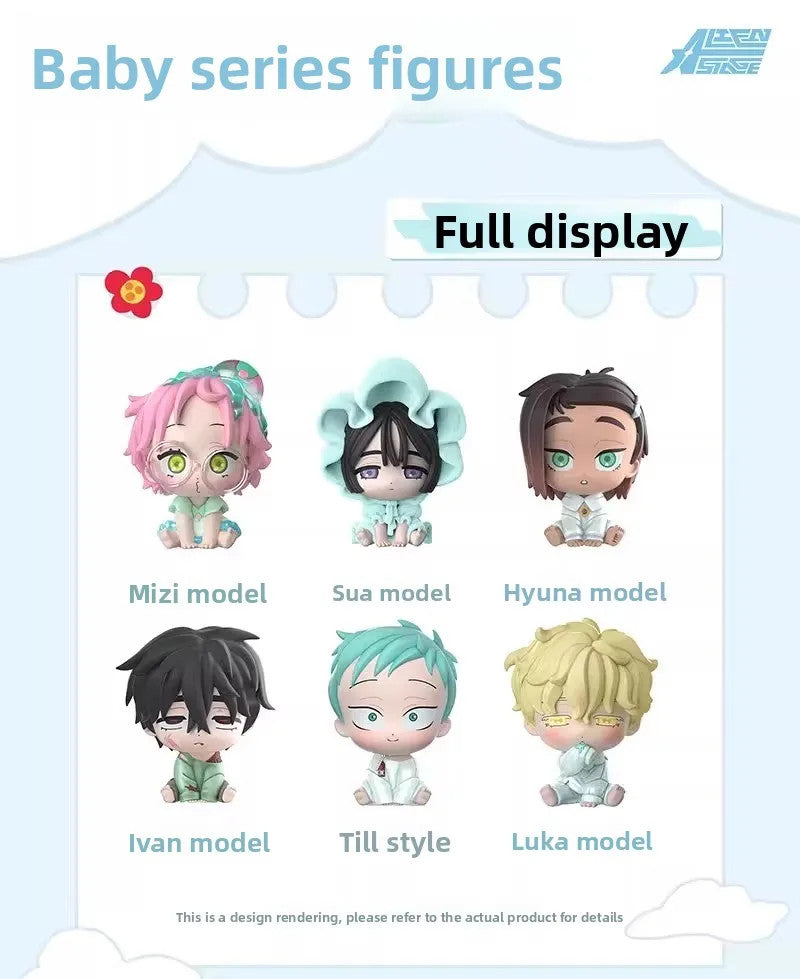 New Alien Stage Blind Box Free Stage Baby Series Q Version Animation