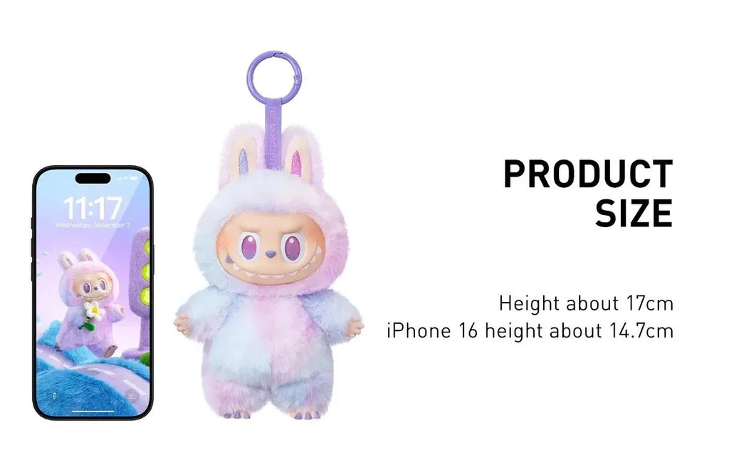 Labubu dolls - Ship quickly locally - Macaron color, 100% genuine. It's the