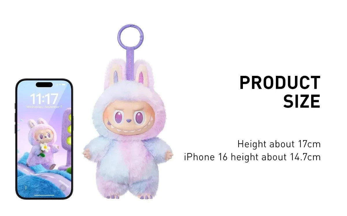 Labubu dolls - Ship quickly locally - Macaron color, 100% genuine. It's the