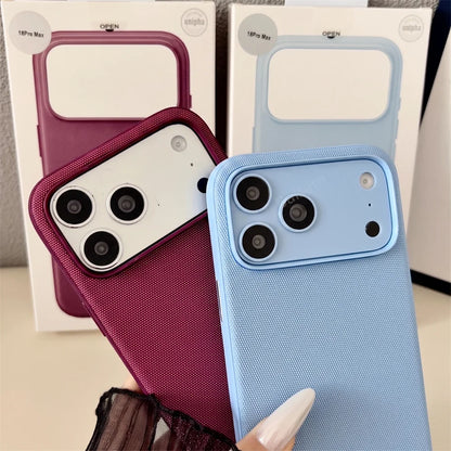 Magnetic Woven Phone Case for iPhone 18 17 16 15 Pro Max MagSafe Cover