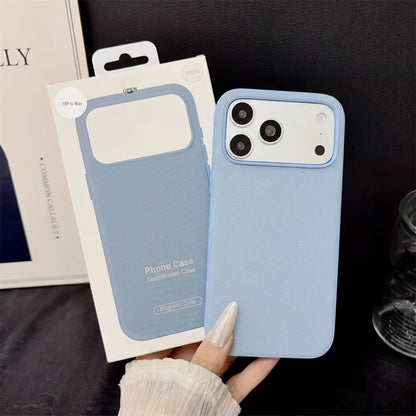 Magnetic Woven Phone Case for iPhone 18 17 16 15 Pro Max MagSafe Cover