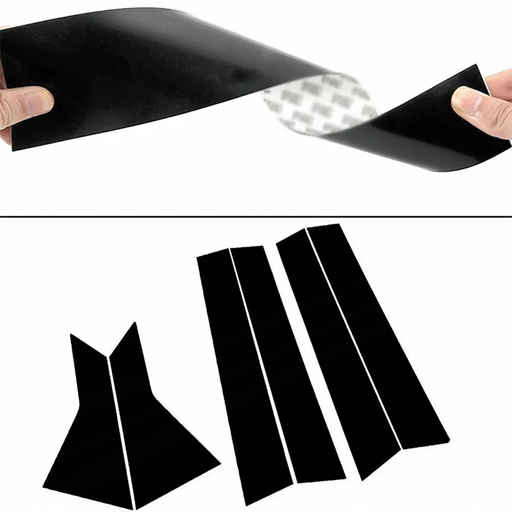 Door Window Pillar Post Covers Trim for Honda Civic 10Th 2016 2017 2018 2019 2020 Car Door Pillar Sticker Styling Accessories