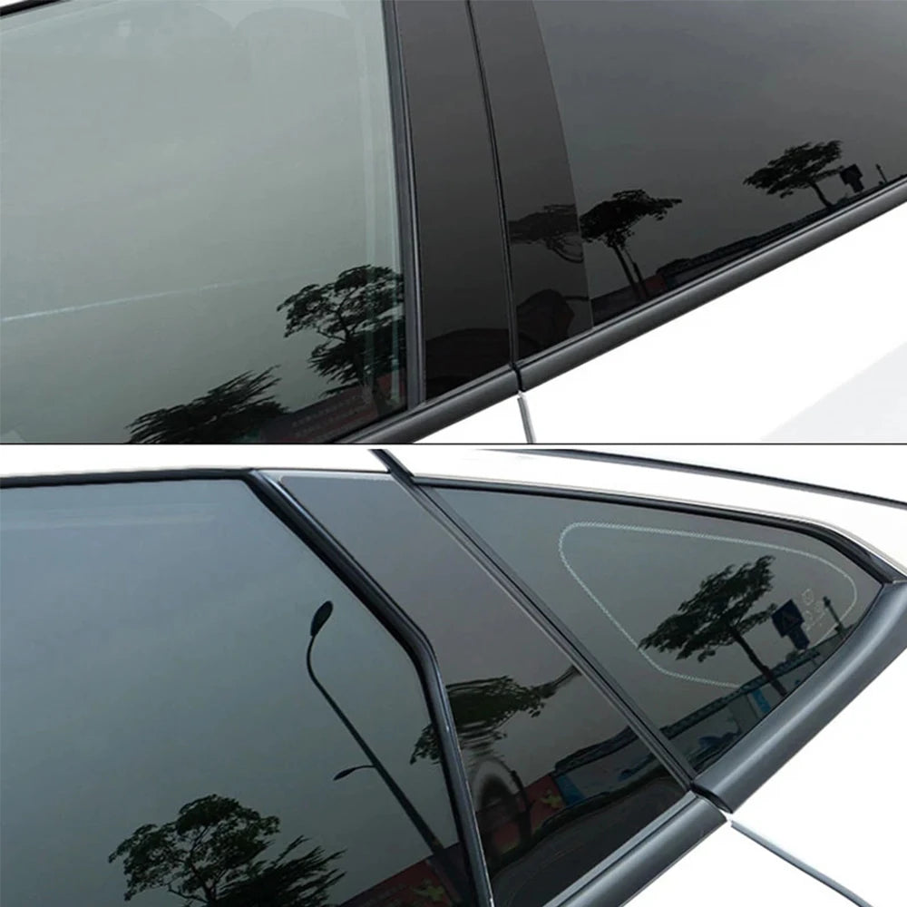 Door Window Pillar Post Covers Trim for Honda Civic 10Th 2016 2017 2018 2019 2020 Car Door Pillar Sticker Styling Accessories