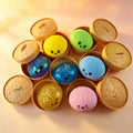 Novelty Items & Bachelorette Party Favors, Soft Steamed Bun Toys with Cute Facial Expressions, Stress Relief Gifts Cute Squishy Squeeze Desk Decor for Anxiety Relief Fluffy Slow Rebound Squishies Pocket Stress Helper