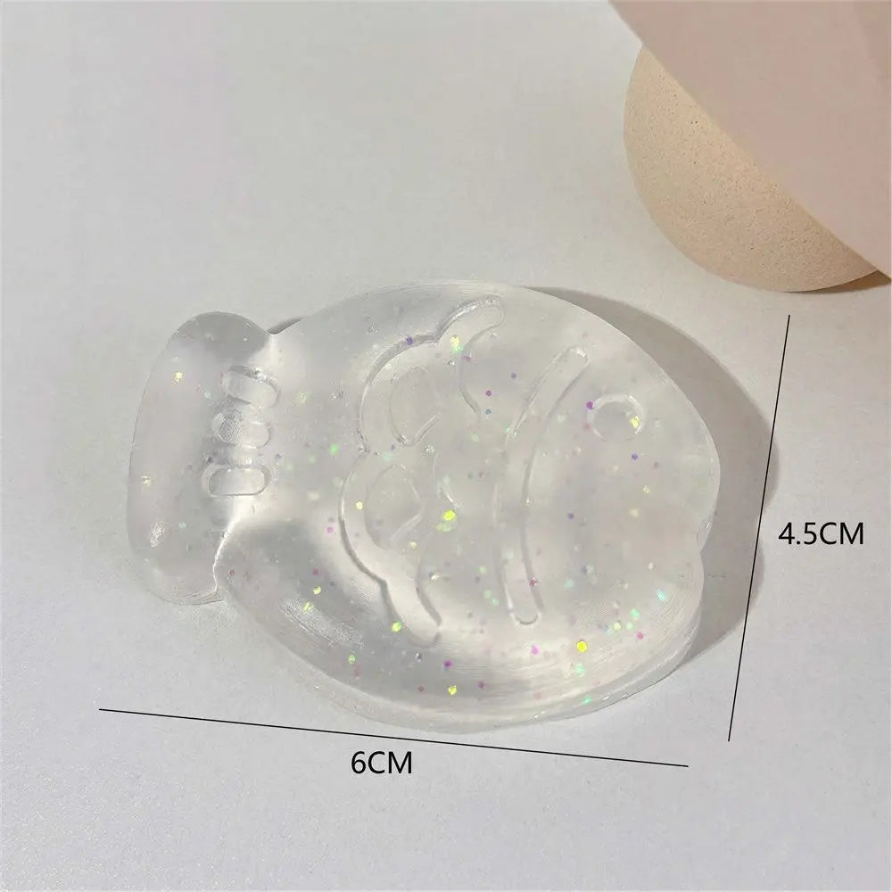 New Cute Simulation Bean Squeeze Toys Children Decompression Toys Keychain Pendant Pinch Music Fidget Toys squishy Toy Kids Toy