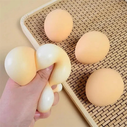 Stress Relief Squeezing Eggs for Kids Anti-Stress Balls Alleviate Tension Anxiety and Improve Focus ADHD Sensory Toys Gift