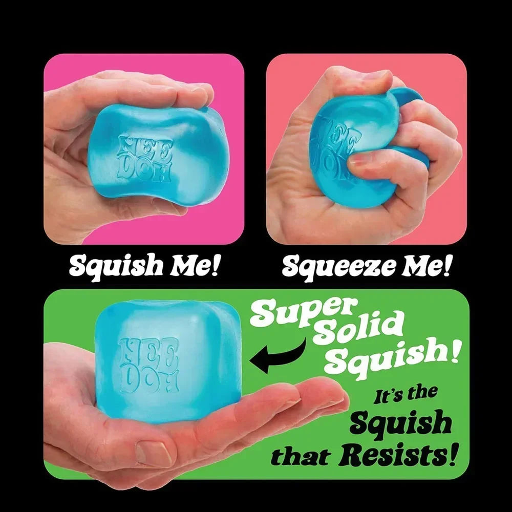 Nee Doh Nice Cube Super Solid Squish 16 Options Brand New/Factory Sealed Stress Toy
