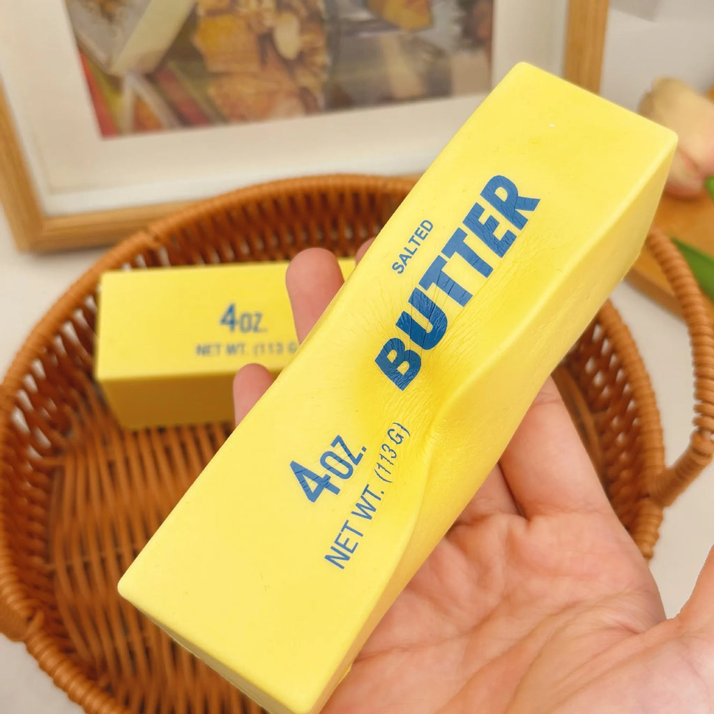Butter Squishy Toy, Slow Rising Squishy Butter Squeeze Sensory Toy for Adults to Alleviate Anxiety and Reduce Stress