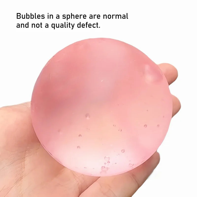 Pink & Blue Maltose Squishy Toys – Soft Transparent Slow Rebound Sensory Decompression Toy