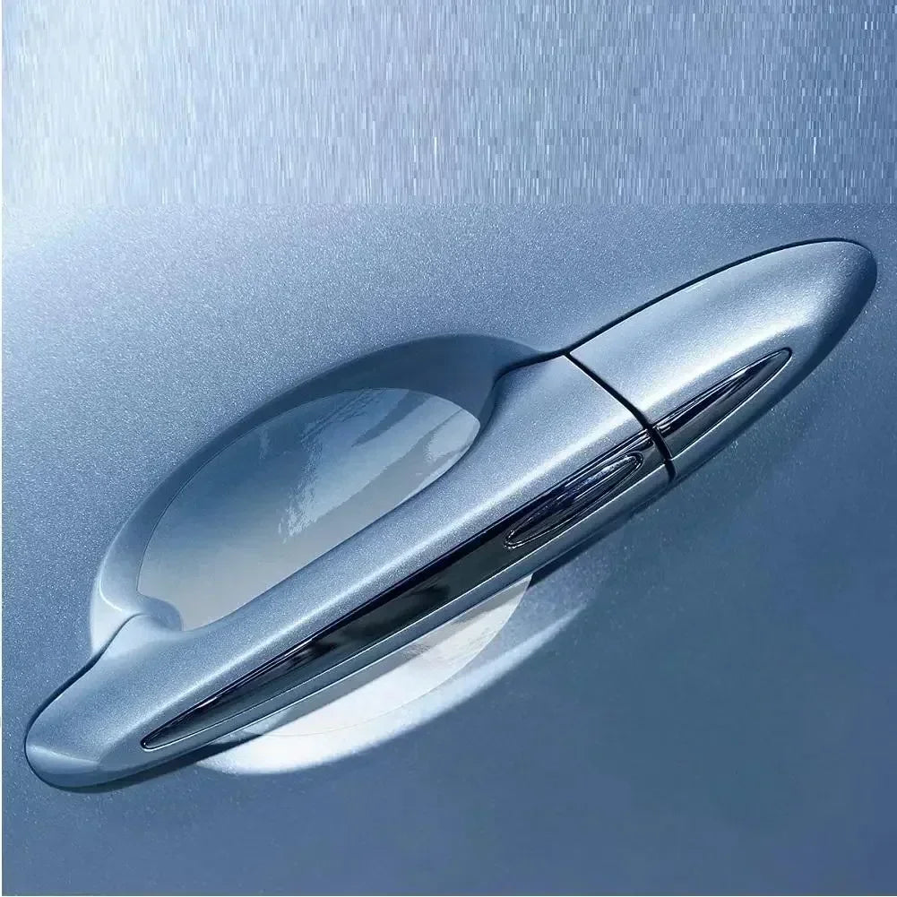 8pcs/set of Door Handle Stickers, Scratch-resistant Handles, Bowl Stickers, Decorative Films, Car Protective Equipment