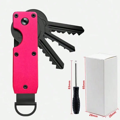 Metal Keychain, Aluminum Alloy Key Organizer, Best Gift For Men And Women