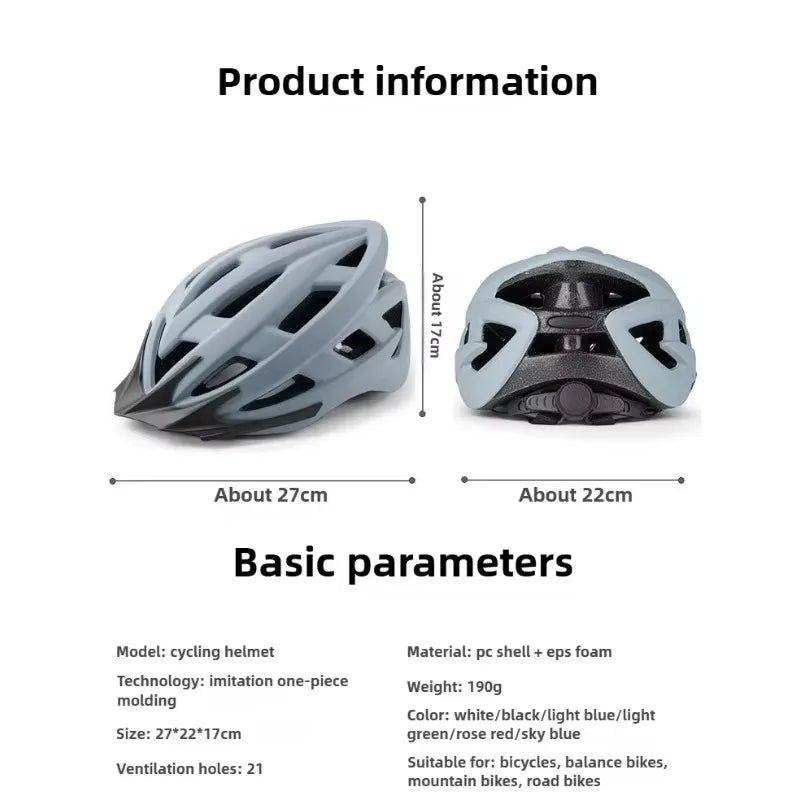 Ultralight Cycling Helmet Integrally-molded Men Women Racing Helmet 52-62cm 22 Hole Cycling Safety Cap MTB Road Bike Accessories