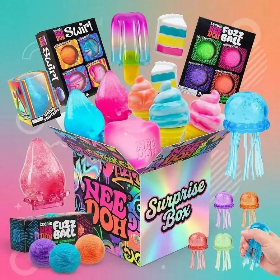 Squishy Blind Boxes, 100+ Styles Food-Themed Squishy Toys, Cute Donut, Cheese & Bread Slow Rebound Squeeze Toys, Mystery Stress Relief Toys, Party Gifts