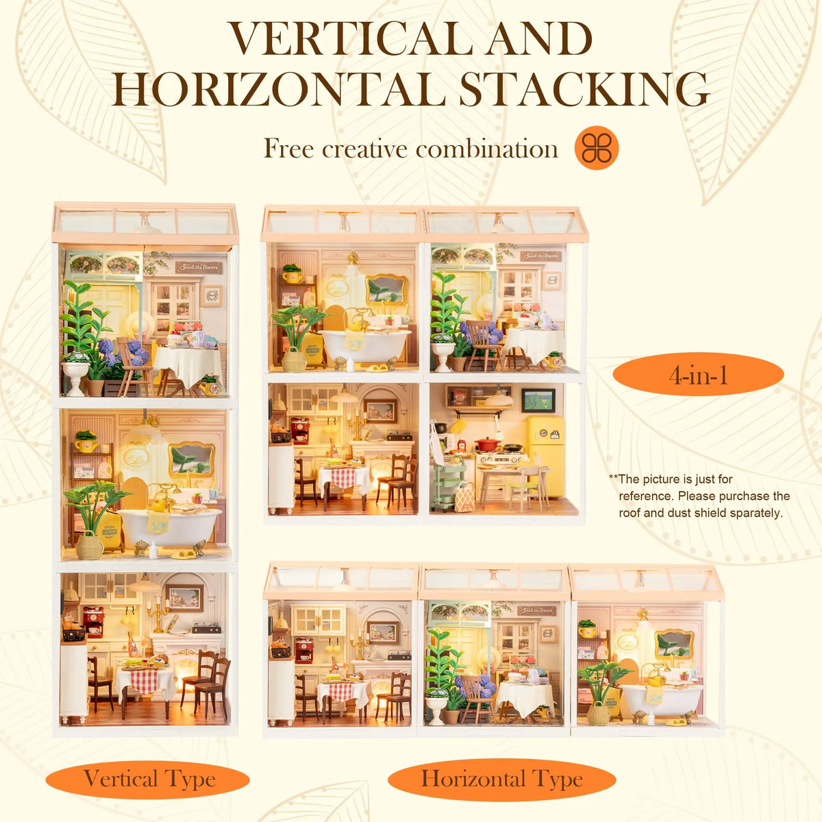 Robotime DIY Miniature Dollhouse Kit Pop Bubble Bathroom Model Building Set Creative Birthday Gift Adults Kids
