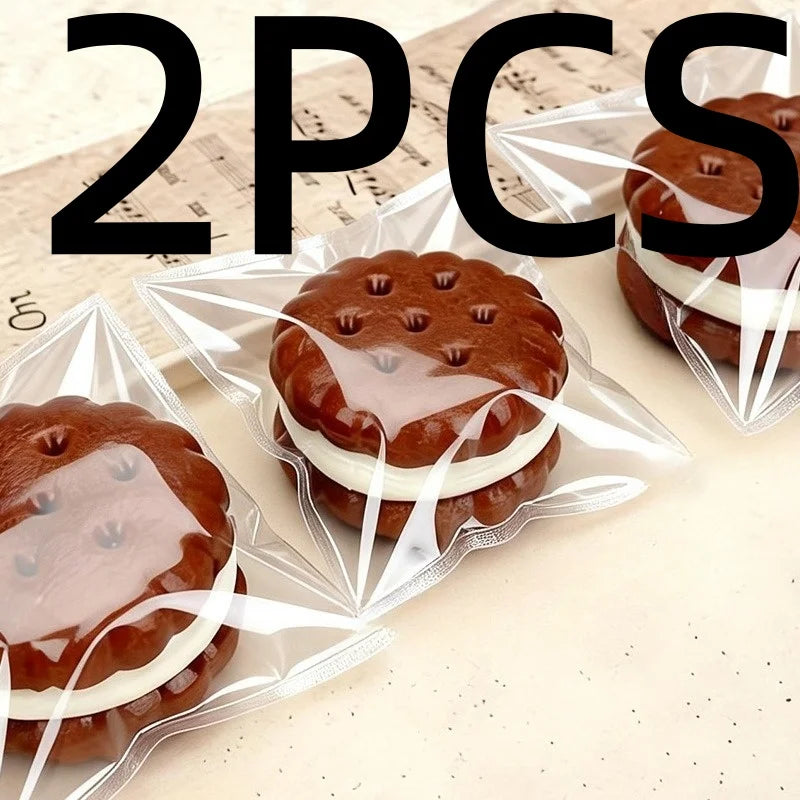 Squishy Sticky Tower Cookies Soft and Stretchy Relaxation Toys | Ultra-Soft Stress-Relief Squeeze Toy, a Cute and Kid-Friendly Biscuit-Like Sensory Stress Ball with a Unique Design, Perfect as a Gift to Relive Anxiety, Suitab