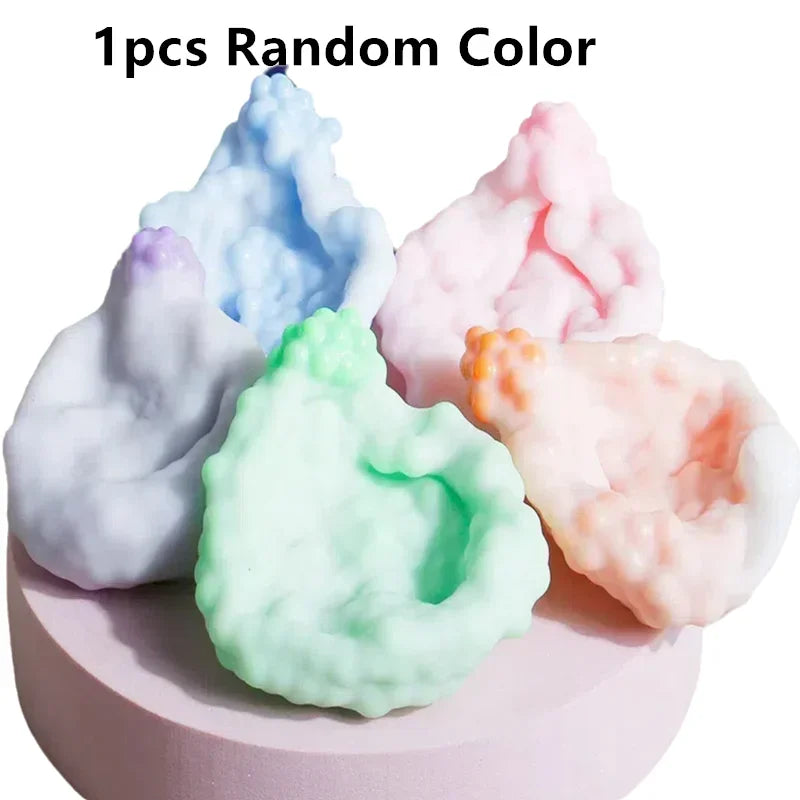 Shapeable Vacuum Squishies Sand Ball Grape Stress Ball Stress Relief Noisy Ball Desktop Squeezing Soothing Toy Birthday Gift