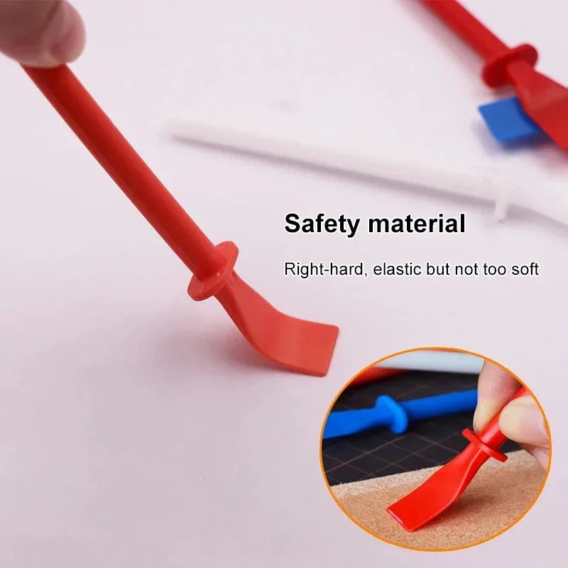 8-20pcs Glue Spreaders,Polypropylene Glue Smear Sticks Applicator, Painting Scrapers For Handmade DIY Art Leather Craft Tool