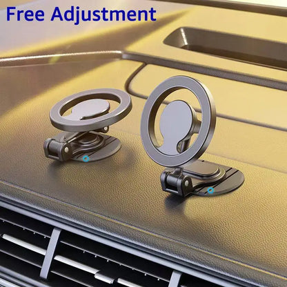 Metal Magnetic Car Phone Holder for MagSafe 360° Foldable Dashboard Mount