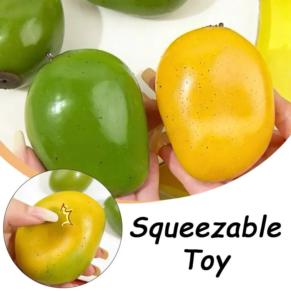Strawberry Mango Pinch Music Color Change Slow Rebound Release Stress Relieving Ball Stress Relieving Toy Artifact