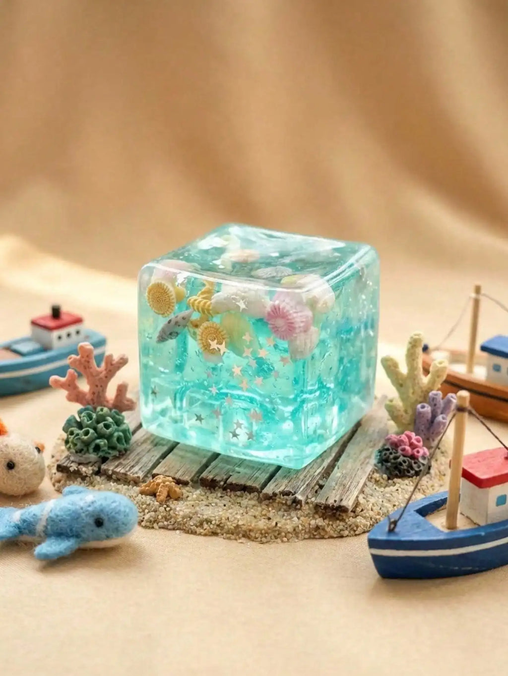 3D Cartoon Cube Squishy Toy, Slow Rising Simulation Cube Squeeze Toy, Soft Sensory Stress Ball Fidget Toy for Kids Adults Gift